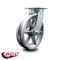 Service Caster 8 Inch Kingpinless V Groove Semi Steel Wheel Swivel Top Plate Caster SCC SCC-KP30S820-VGR - alternate 5